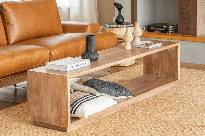 RACK / MESA LIVING CUBO - 1.75 X 0.40 MTS en Madera natural - Muebles para TV, Uruguay | La Iberica, vista 15