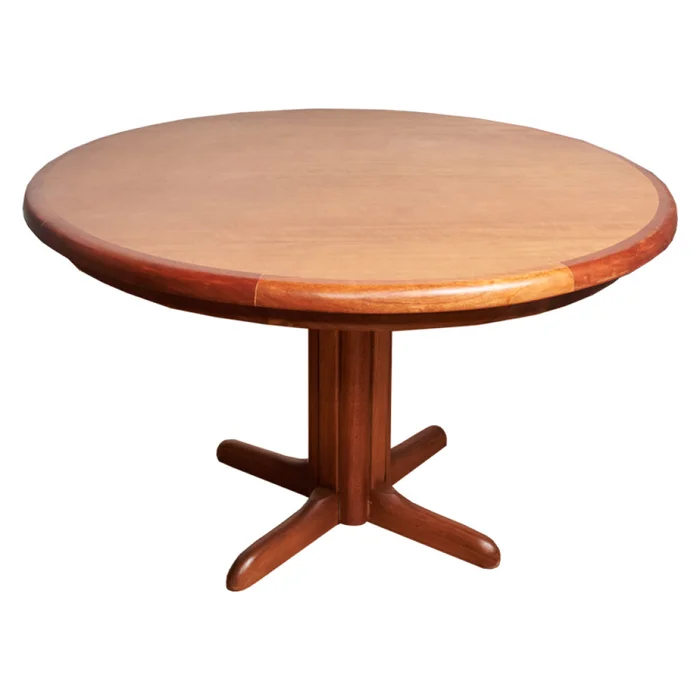 Mesa redonda pata de gallo — Serra Amoblamientos en Marrón - Mesas de comedor, Uruguay | Serra Amoblamientos