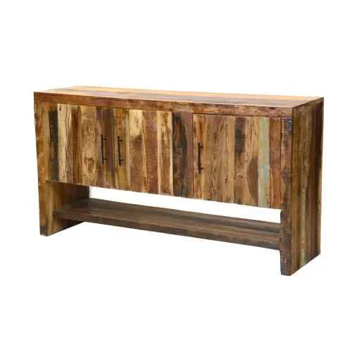 R67 Rack o Aparador 150x40x85 en Madera natural - Aparadores y recibidores, Uruguay | Victoriana