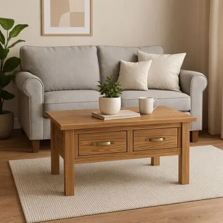 Mesa de living Linea El Dorado en Madera natural - Mesas de living, Uruguay | La Cueva Muebles