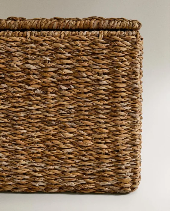 CESTA SEAGRASS TAPA en Marrón - Canastos, Uruguay | Zara Home, vista 5