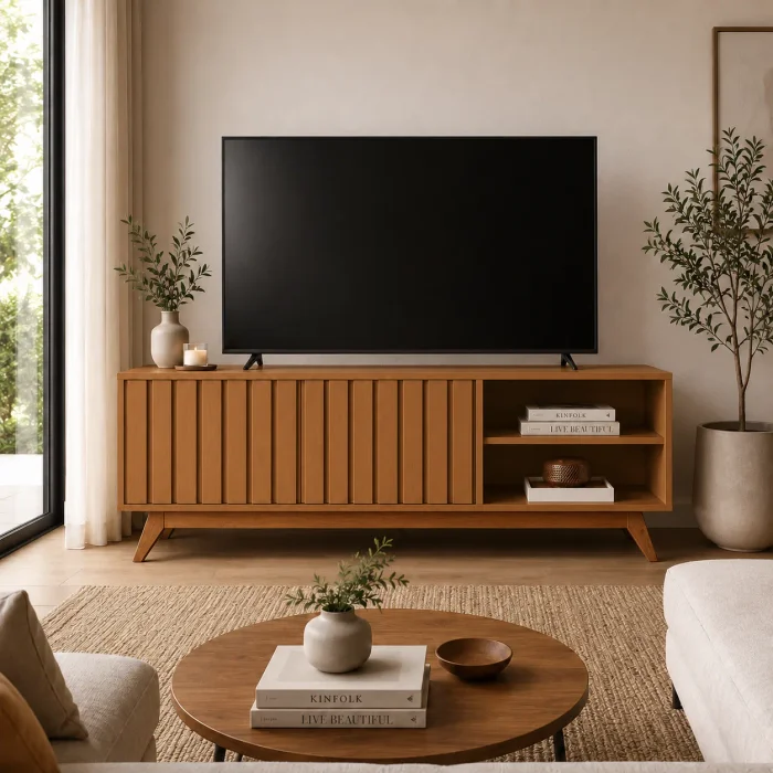 Rack Acaí en Madera natural - Muebles para TV, Uruguay | Deluxe Home