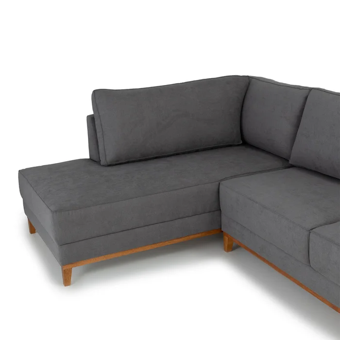 Rinconera Amadeus Chica - Tela Microfibra - Chaise Izquierdo - 2160 (Grafito) en Gris - Sillones y sofás, Uruguay | Nyr, vista 5