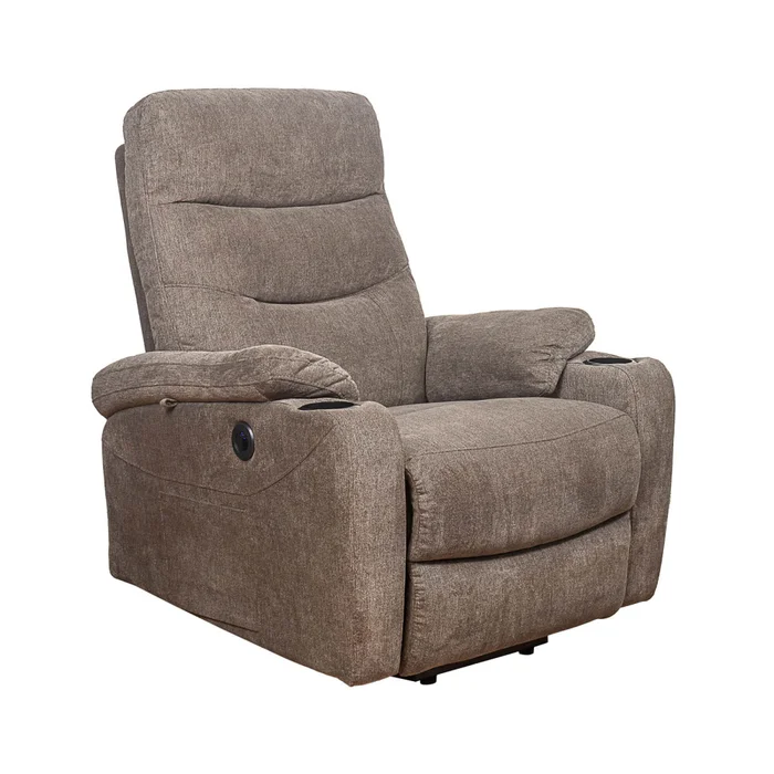 Sofá Reclinable Multifunción 1 Cuerpo Tela Natural-beige Atika Beige en Beige - Sillones y sofás, Uruguay | Divino, vista 2