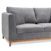 Sofá Belfast - Tela Microfibra - 2 cuerpos - 2222 (Grafito) en Gris - Sillones y sofás, Uruguay | NYR, vista 3 de 8
