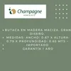 BUTACA MODELO VELO - MADERA CLARA en Madera natural - Butacas, banquetas y puffs, Uruguay | Champagne Home, vista 4 de 5