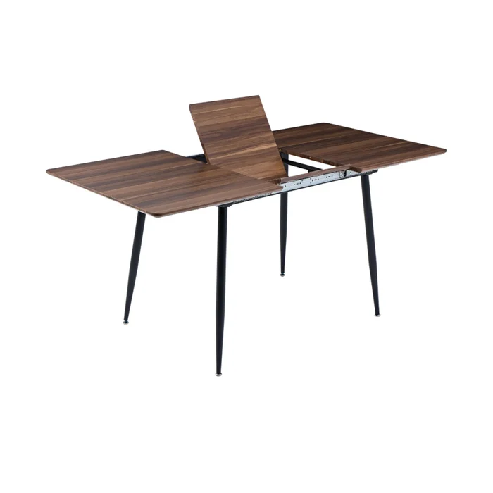 Mesa de Comedor Extensible Lupo - Roble Oscuro en Marrón - Mesas de comedor, Uruguay | NYR, vista 2