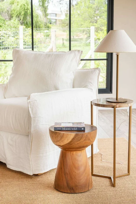 MESA AUXILIAR BLOOM - SUAR en Madera natural - Mesas de living, Uruguay | La Iberica, vista 5