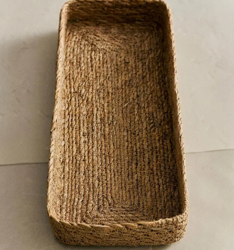CESTA BANDEJA SEAGRASS - Canastos, Uruguay | Zara Home