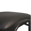 Silla tapizada cuero para sala de espera - Escritorios y sillas de escritorio, Uruguay | Que Sal Muebleria, vista 4 de 5