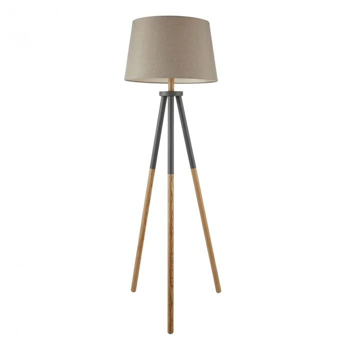 Lampara de pie Shelbys - Estilo Nórdico en Beige - Lámparas de pie, Uruguay | Rústico Hogar