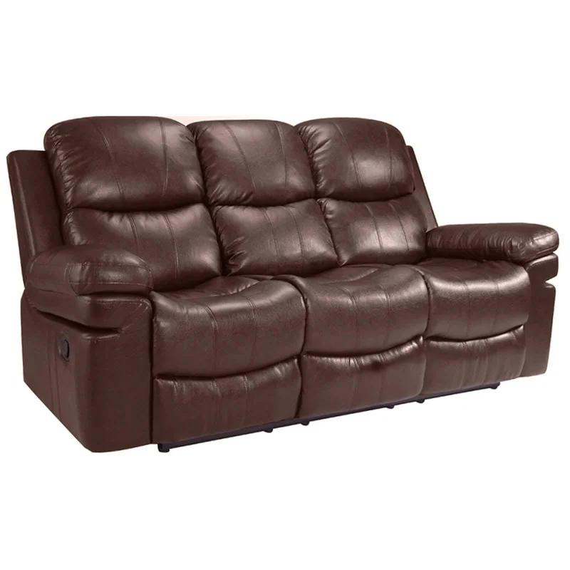 Sillón Reclinable 3 Cuerpos Pu Marron Mr2138 Choc. en Marrón - Sillones y sofás, Uruguay | Divino, vista 4