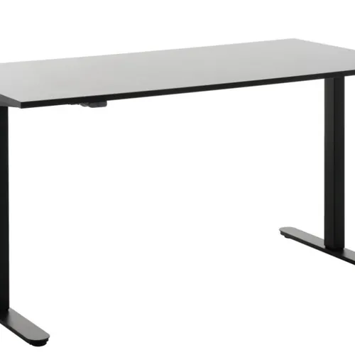 Escritorio altura reg SVANEKE 80x160 negro en Negro - Escritorios y sillas de escritorio, Uruguay | JYSK