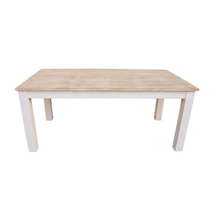 Mesa De Comedor Madera-de-mango Natural-beige Costa en NATURAL BLANCO - Mesas de comedor, Uruguay | Divino, vista 5