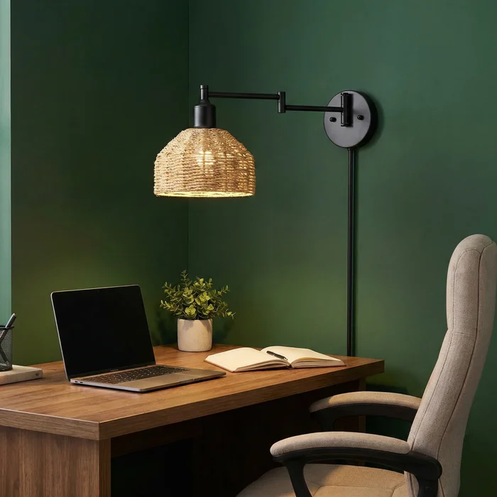 Aplique de Pared Braid Swing en Madera natural - Iluminación, Uruguay | La Perla, vista 2