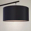 Lámpara de pie Ciana de metal con acabado negro y pantalla de algodón en Negro - Lámparas de pie, Uruguay | Kavehome, vista 4 de 5