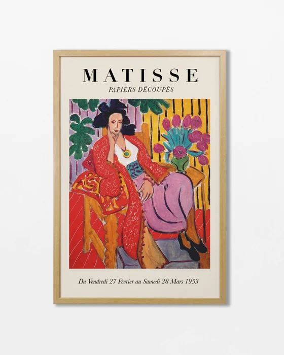 Matisse - Odalisca en Multicolor - Láminas, Uruguay | La Cuadrería