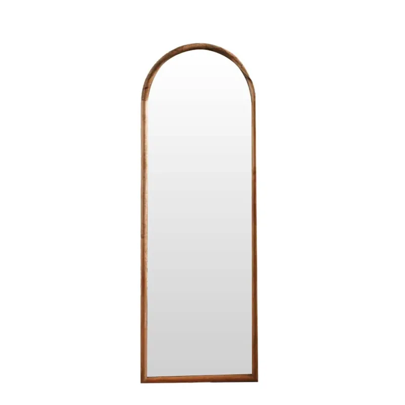 Espejo De Pie Madera Natural-beige Sno-09 en Madera natural - Espejos, Uruguay | Divino