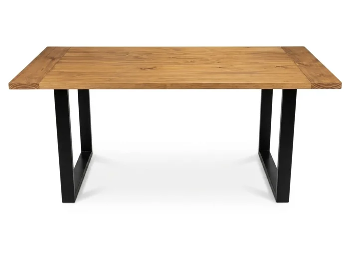 Mesa Comedor IRON Tablonada MUESTRA en Negro - Mesas de comedor, Uruguay | Finkel