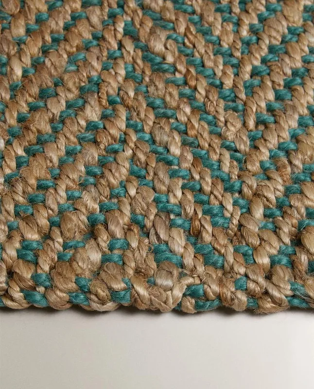 FELPUDO YUTE ESPIGA en Multicolor - Alfombras, Uruguay | Zara Home, vista 3