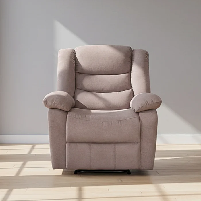 Recliner Eléctrico Tela Marron Marsella Ii Taupe en Beige - Sillones y sofás, Uruguay | Divino
