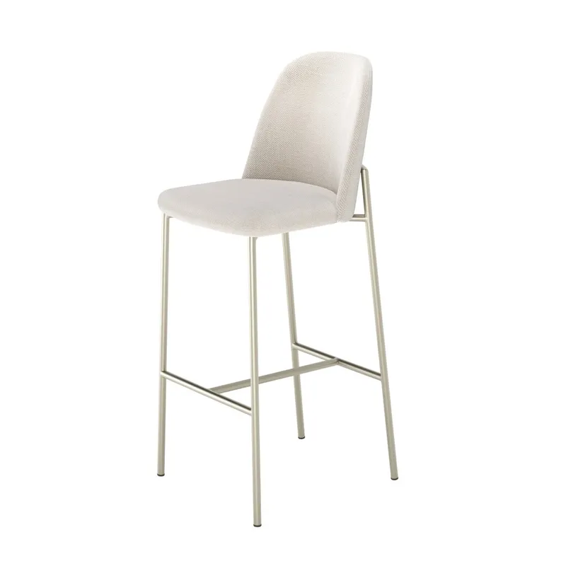Banqueta Lucile - Linea Monaco - Beige en Beige - Butacas, banquetas y puffs, Uruguay | Rústico Hogar
