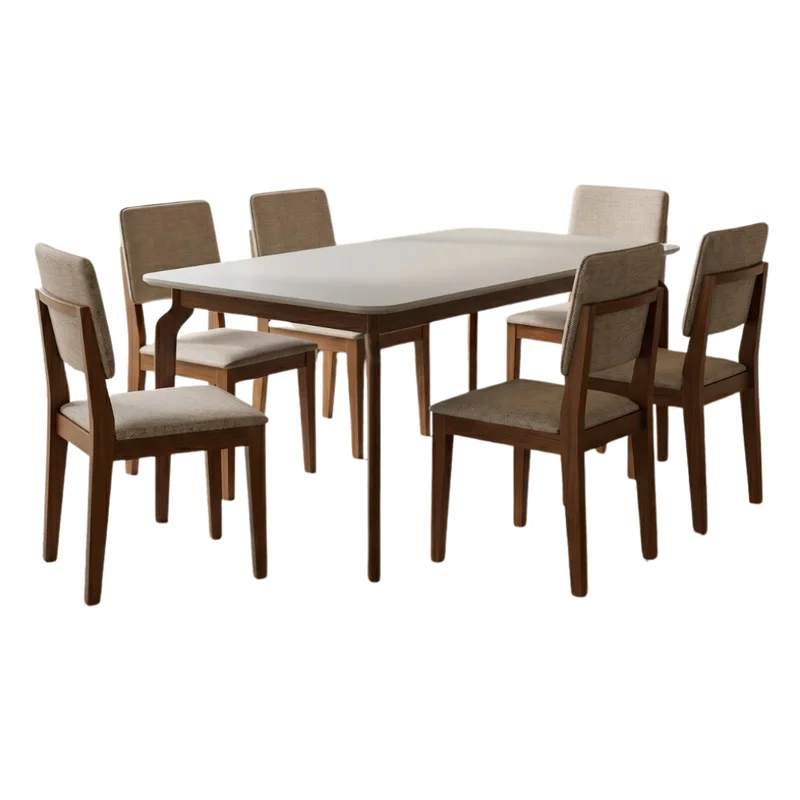 Juego de comedor ametista 6 sillas - Moderna Hogar - Mesas de comedor, Uruguay | Moderna Hogar, vista 3