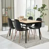 Silla de comedor JONSTRUP polipiel negro en Madera natural - Sillas, Uruguay | JYSK, vista 2 de 5