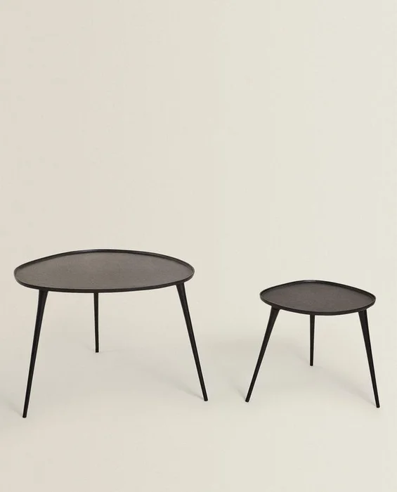 MESA AUXILIAR METÁLICA en Negro - Mesas de living, Uruguay | Zara Home, vista 3