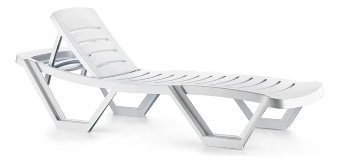 REPOSERA LETTINO PRO GARDEN BLANCA A6062 en Blanco - Muebles para el exterior, Uruguay | Alfa Ventas, vista 2