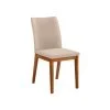 Juego Comedor 6 Sillas Tapizadas Mesa Tapa De Vidrio Ryze en CEDRO OFF WHITE/FREIJO LINHO NEVE - Mesas de comedor, Uruguay | Soy Hogar, vista 3