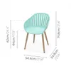 Silla de exterior - Nassau - Verde en Celeste - Muebles para el exterior, Uruguay | Rústico Hogar, vista 5 de 5