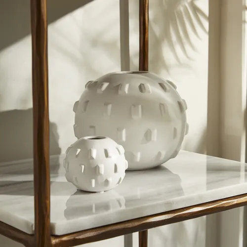 FLORERO CACTUS Blanco Small - Decoración, Uruguay | Viasono