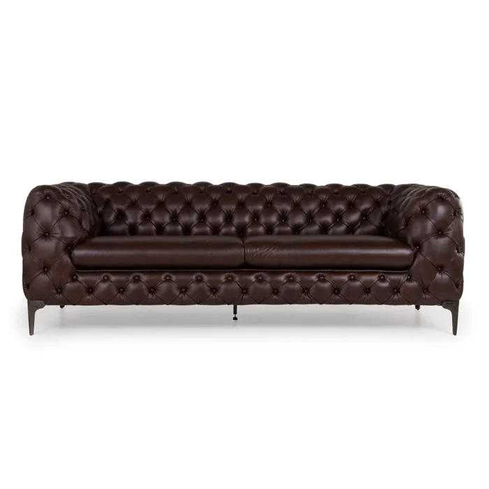 Sofá Rembrandt - Cuero Advanced - 3 cuerpos - Havana - (Preventa) en Marrón - Sillones y sofás, Uruguay | NYR, vista 2