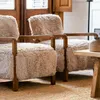 BUTACA WOOLY - WALNUT Y PELO LARGO en Beige - Butacas, banquetas y puffs, Uruguay | La Iberica, vista 10 de 23