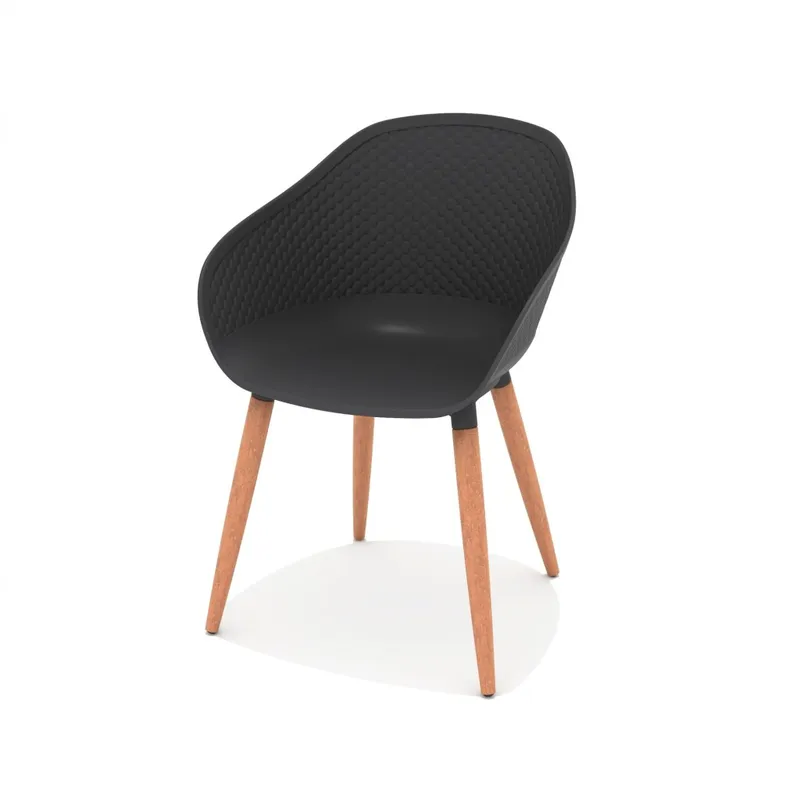 Silla de exterior - Antibes en Negro - Muebles para el exterior, Uruguay | Rústico Hogar