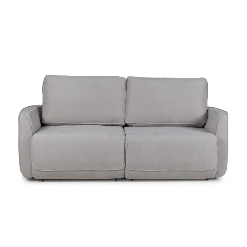 Sofá Ravena (Rebatible) - Tela Microfibra - 9248 (Beige) en Gris - Sillones y sofás, Uruguay | NYR, vista 3