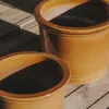 Set de 2 maceteros Presili de cerámica con acabado mostaza esmaltada Ø 37 / 47 cm en Amarillo - Muebles para el exterior, Uruguay | Kavehome, vista 3 de 6