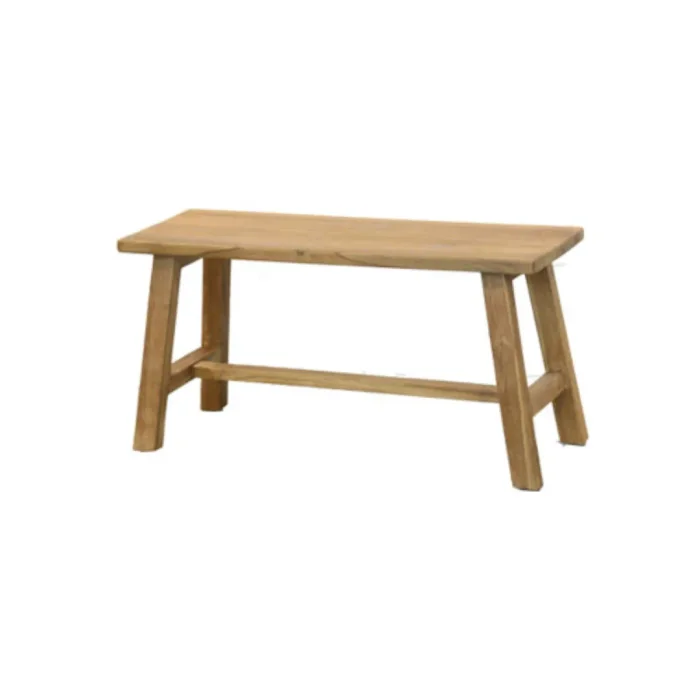 S78 Banco 90x32x46 en Madera natural - Butacas, banquetas y puffs, Uruguay | Victoriana