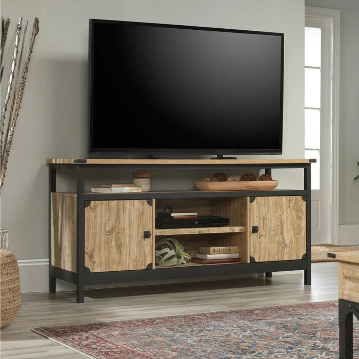 Rack para TV - Sauder en Madera natural - Muebles para TV, Uruguay | Ecowood, vista 2