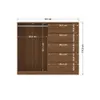 Comoda Cajonera 2 Puertas 5 Cajones 100% Mdp Dormitorio Jatoba - Cómodas, Uruguay | Lais Muebles, vista 2 de 4