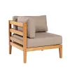 ESQUINA CANNES RIPADA ACQUABLOCK FENDI 74x74x66CM JATOBA - Muebles para el exterior, Uruguay | Vinibel, vista 1 de 6