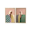 Kit 2 Cuadros – Identidad – 30 x 40 - Decoración de pared, Uruguay | Berna home, vista 1 de 2
