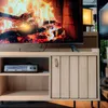Rack Trendy Crudo (Pie Negro) 160 cm - Muebles para TV, Uruguay | Berna home, vista 4 de 4