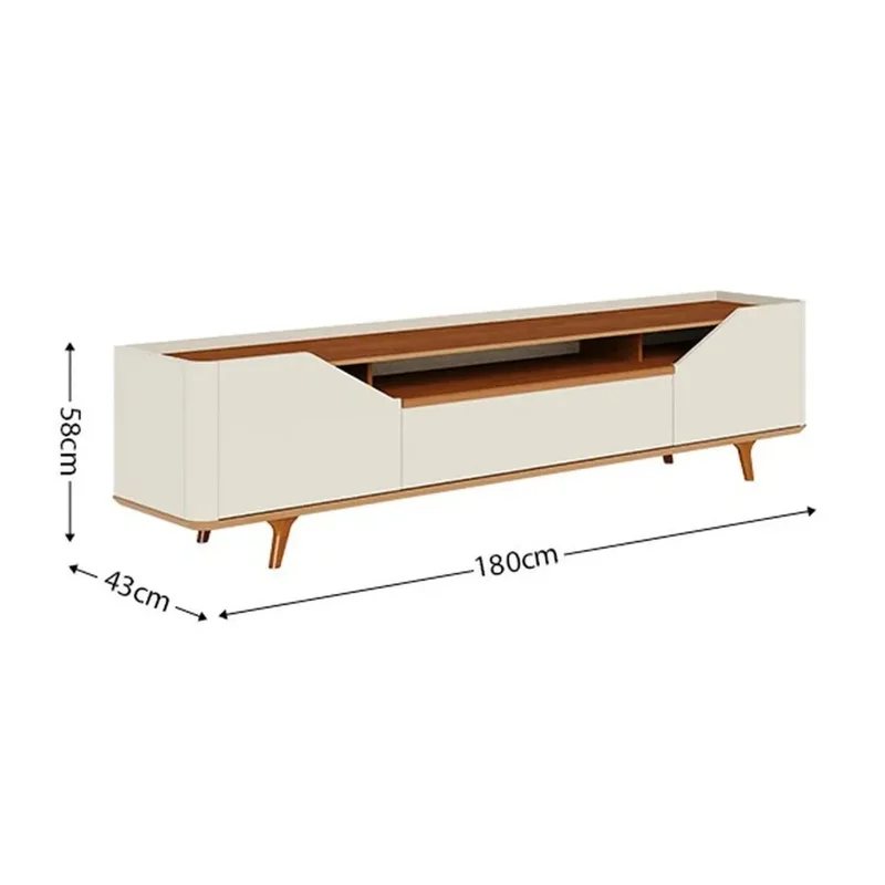 Rack de Tv Arc - 1.8 - Línea Nevada - Muebles para TV, Uruguay | Ecowood, vista 5