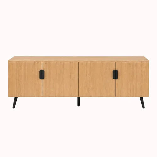 RACK QUEBEC en Madera natural - Muebles para TV, Uruguay | Forum Design