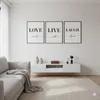 CUADRO CANVAS 30x40cm LIVE WELL - Decoración de pared, Uruguay | Decohogar, vista 2 de 2