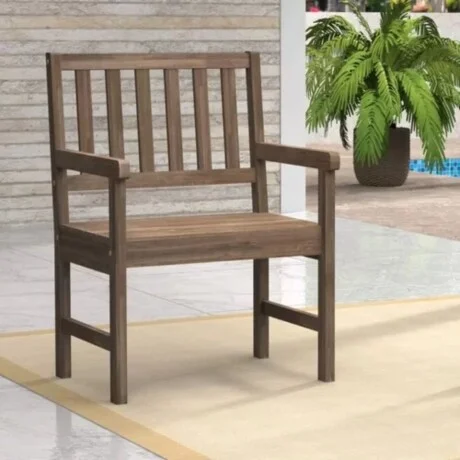 Banco de jardin 1 cuerpo Linea Naturale en Madera natural - Muebles para el exterior, Uruguay | La Cueva Muebles, vista 7
