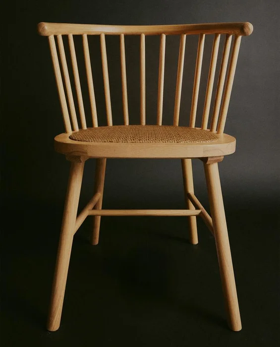 SILLA FRESNO Y RATÁN en Madera natural - Sillas, Uruguay | Zara Home