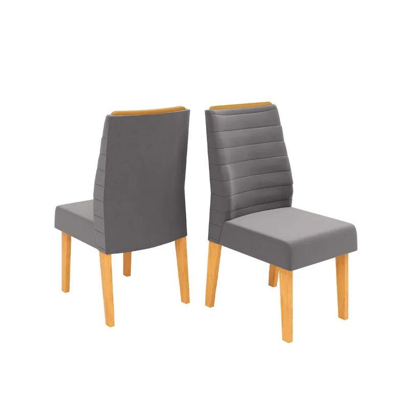Juego De Comedor Mesa Ovalada 6 Sillas Tapizadas Mdp - Mesas de comedor, Uruguay | Soy Hogar, vista 3